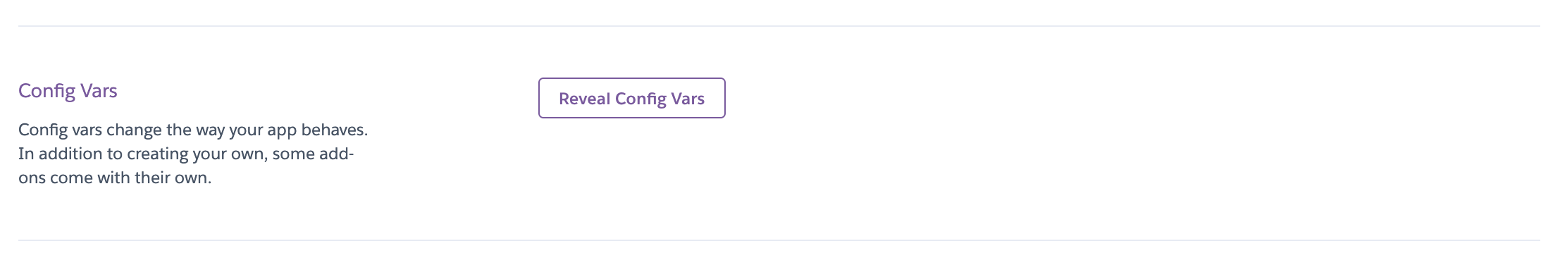 config vars location on heroku