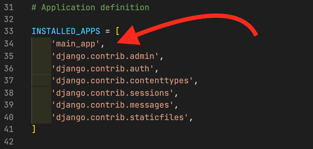 Adding main_app screenshot