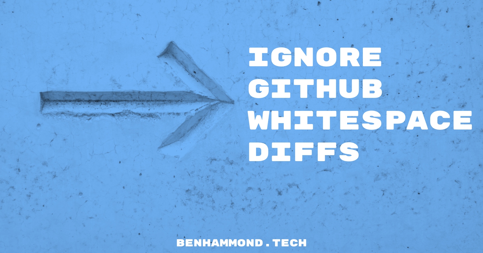 Cover image for ignoring GitHub whitespace diffs