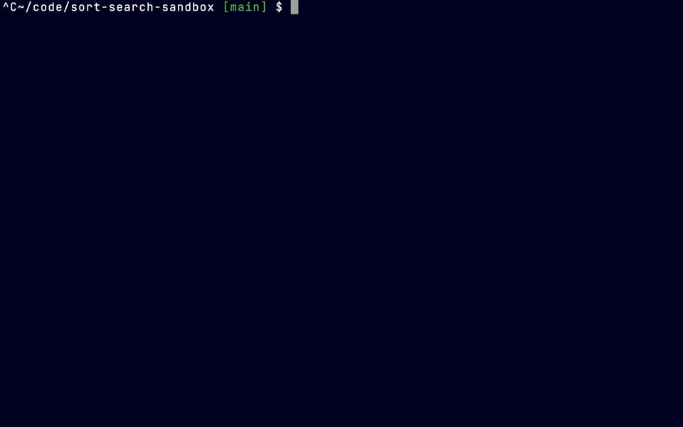 bubble sort binary search.gif